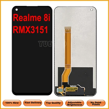 Pre Oppo Realme 8i RMX3151 LCD Displej Dotykový Displej Digitalizátorom. Montáž Replacament Časti