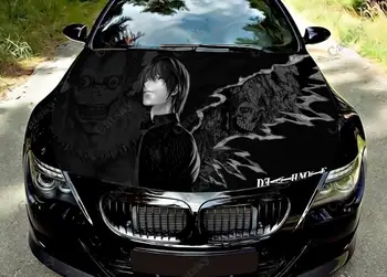 Death Note anime Auta, Kapota Samolepky Zábal Vinyl Film Kryt Motora Obtlačky Nálepky Univerzálny Auto Kapota Kryt Film