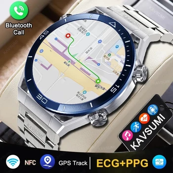 2023 Nový Šport GPS Sledovanie Smart Hodinky Mužov Bluetooth Hovor NFC Kompas Vodotesný IP68 EKG Smartwatch Ženy Pre Huawei IOS Android