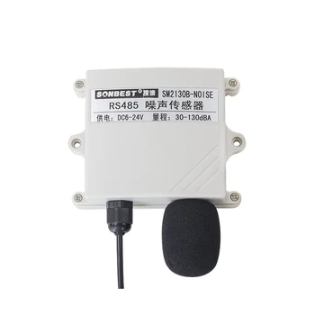 SM2130-HLUK Priemyselné použitie RS485 Hluku Senzor Vysielač Zvuk Detekcia Napätia A Prúdu Decibel Meter
