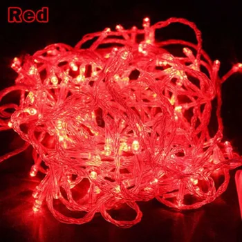32FT Vianočný Stromček Víla String Strany Svetlá Xmax Nepremokavé Farba Lampa[US Stock]