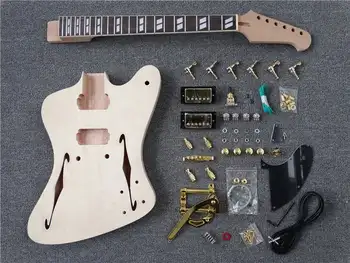 6 Reťazce Pravej ruke DIY Elektrická Gitara Súpravy na Mieru obrázky sú prijateľné Pickguard.