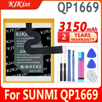 KiKiss výkonnú Batériu QP1659 QP1669 ZAP1522 W5910 Pre VK VEKEN W5910 SUNMI M1 SUNMI V2PRO V2 Pro V 2 Pro