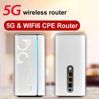 WiFi Opakovač 3100Mbps 5G WiFi6 CPE Router Káblové pripojenie na Širokopásmový Internet Modem 2.4 G/5 ghz Dual Band Pokrytím EU/UK/US Konektor