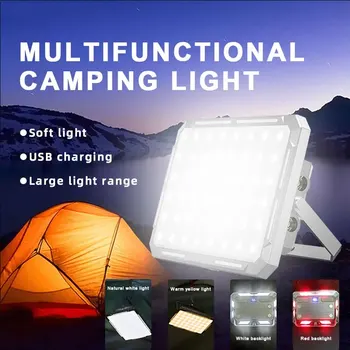 Prenosné LED Camping Stan Svetlo Nabíjateľná Svetlomet, Vysoký Výkon Vonkajšie Núdzové Osvetlenie Nepremokavé Visí Noci na Čítanie