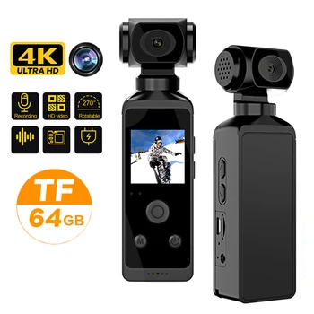 Mini Cam 4K 1080P Vreckový Videokamera HD Cam 1.3