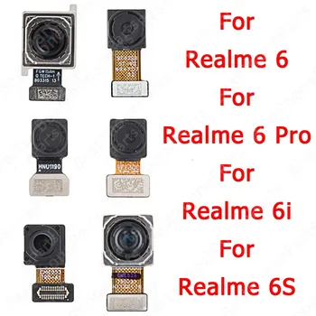 Predné, Zadné Modul Fotoaparátu Pre Realme 6 Pro 6i 6Pro 6S zozadu Selfie Veľký Fotoaparát Flex Kábel Originálne Náhradné Náhradné Diely