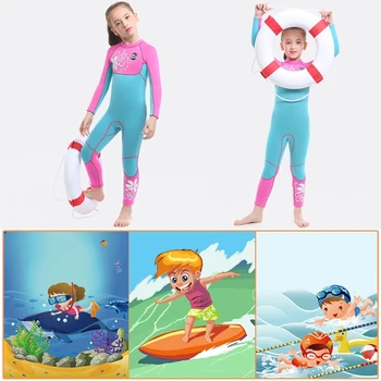 Deti Letné Surfovanie, Potápanie Vyhovovali Surfovanie Plavky Celého Tela Deti Neoprénové Oblek