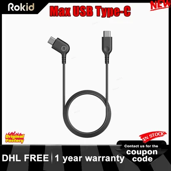 Rokid Max USB Typ-C Kábel obsahuje jeden USB Typ-C Kábel pre rokid max AR Okuliare