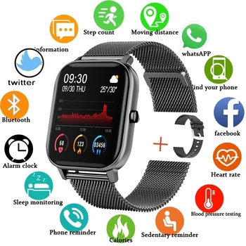 H10 Smart Hodinky Muži Ženy Bluetooth Hovor smartwatch Muž Šport Fitness Tracker Vodotesný LED Full Dotykový Displej Pre Android ios