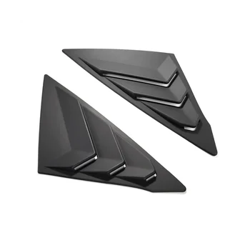 Zadné Bočné Okná Žalúzie Trojuholníkové Okno Sklo Žalúzie pre Sedan 11. 2022 2023 - ABS Matt Black