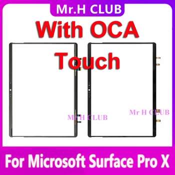 Originálne dotyková obrazovka + OCA Pre Microsoft Surface Pro X 1876 Dotykový Displej Digitalizátorom. Časti Na Povrchu Pro X Predné Sklo Opraviť