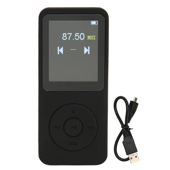 MP3 Prehrávač 5.0 250mAh Batérie 1W Reproduktor 8Ω Viac Podporované Formáty Multifunkčné Prenosný MP3 Prehrávač na Foto