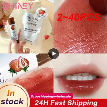 2~40PCS Rúže na Pery Lesk Moisturizing Lip Tint Dlhotrvajúci Nepremokavé Balzam na Pery Kozmetika Make-up pre Dievčatá, Ženy,
