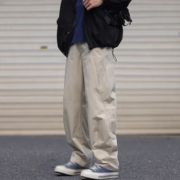 Pánske Retro Štýl Práce Nohavice Jednoduchý Japonský Módny Sto Bežné Nohavice Tepláky Trendy pánske Oblečenie