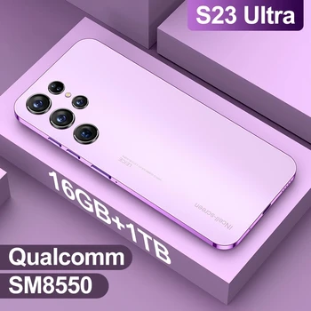 2023 Zbrusu Nový, Originálny Smartphone S23 Ultra 4G/5G Telefónu 16GB+1 TB Mobilný Telefón Dual SIM mobilný telefón Batéria s Dlhou výdržou