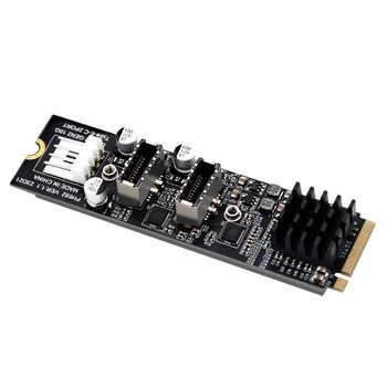 M. 2 MKEY PCI-E Na USB 3.0, PCI Express Karty Adaptéra 4 Pin Napájanie M. 2 PCIE Rozšírenie Stúpačky Odolný proti Opotrebeniu Doska