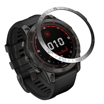 Smartwatch z Nerezovej Ocele, Rám pre Garmin Fenix 7/7/7X Chránič Kryt Rámu Nárazníka Krúžok Smartwatch Príslušenstvo