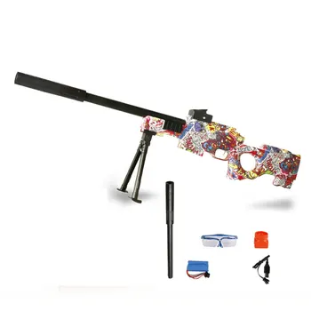 AWM Gél Loptu Zbrane Blaster Airsoft Pištoľ Hračka Zbraň Sniper Elektrické Paintball Zbrane Streľby Streľby pre Dospelých chlapcov CS Boj