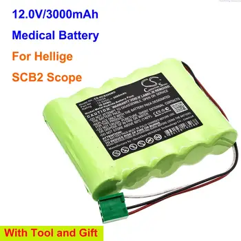 OrangeYu 3000mAh Lekárske Batérie 110034 pre Hellige SCB2 Rozsah