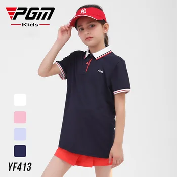 PGM Golf Šaty Dievča Krátky Rukáv T-shirt