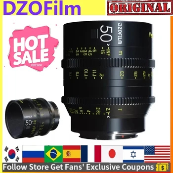 DZOFilm VESPID 50 mm T2.1 Objektív PL alebo EF Mount pre Fotograf Kino Objektívu Fotoaparátu na Film Streľba