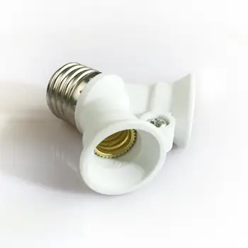 Light 2 v 1 Splitter E27 na 2 E14 LED Lampa Adaptér Converter Žiarovka Základne Držiaka