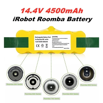 14,4 V 9500mAh pre iRobot Roomba Batéria Pre iRobot Roomba Vysávač 500 530 570 580 600 630 650 700 Nabíjateľná Batéria