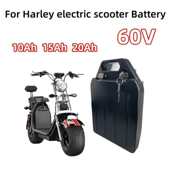 Vymeniteľné nepremokavé batérie 60V 10Ah/15Ah/20Ah pre Harley elektrické vozidlo na elektrický skúter lítiová batéria