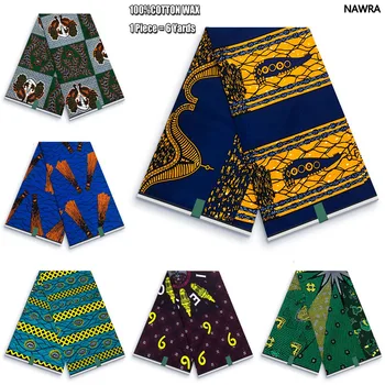 2023 Nový Príchod Zaručiť Skutočnú Afriky Skutočný Vosk Textílie Nigéria Štýl Ankara Vosk Vytlačené Na 100% Bavlna Pagne Soft Dizajn