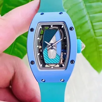 smvp luxusné značky RM žien, dva-farba nika dizajn dodanie sledovať farba kolízie tému quartz hodinky oblečenie príslušenstvo tabuľka