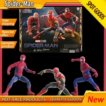 3-balenie Originál Marvel Legendy Série Spider-man: Žiadne Spôsob, ako Doma, 6-palcový(15 cm) Akcia Obrázok Zberateľskú Model Hračka Bábika Darček