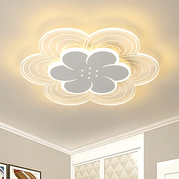 Spálňa stropné svietidlo Kreatívne kvetinové-tvarované teplé a romantické jednoduché moderná spálňa izba štúdia obývacia izba led žiarovky
