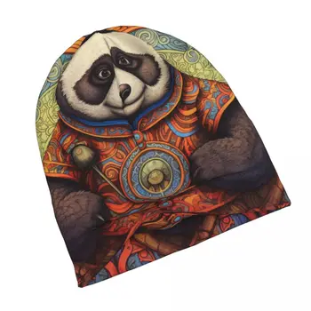 Panda Tenké Čiapočku Farebné Kreslené Ceruzkou Umenie Hip Hop Všetkých Ročných Obdobiach Kapota Hardcore Spp