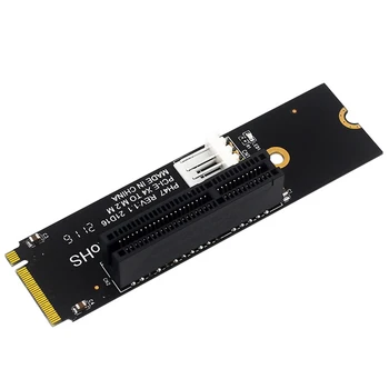 NGFF M. 2 PCI-E 4X Stúpačky Karta Kompatibilná s X1 X4, X8, X16 PCI-e Rozhranie Pevného Disku Converter Čitateľa