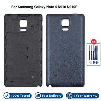 Veko Krytu Pre Samsung Galaxy Note 4 N910 N910F N910V Späť kryt Batérie Kryt Zadnej Časti Prípade Bývania Shell Opravu, Výmenu