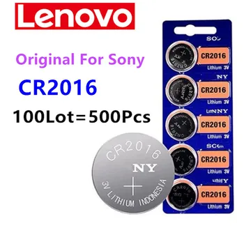500PCS Pôvodný Pre Sony CR2016 gombíkové Batérie LM2016 BR2016 Bunky Mince Lítiové Batérie Pre Hodinky, Elektronické Hračky Kalkulačky